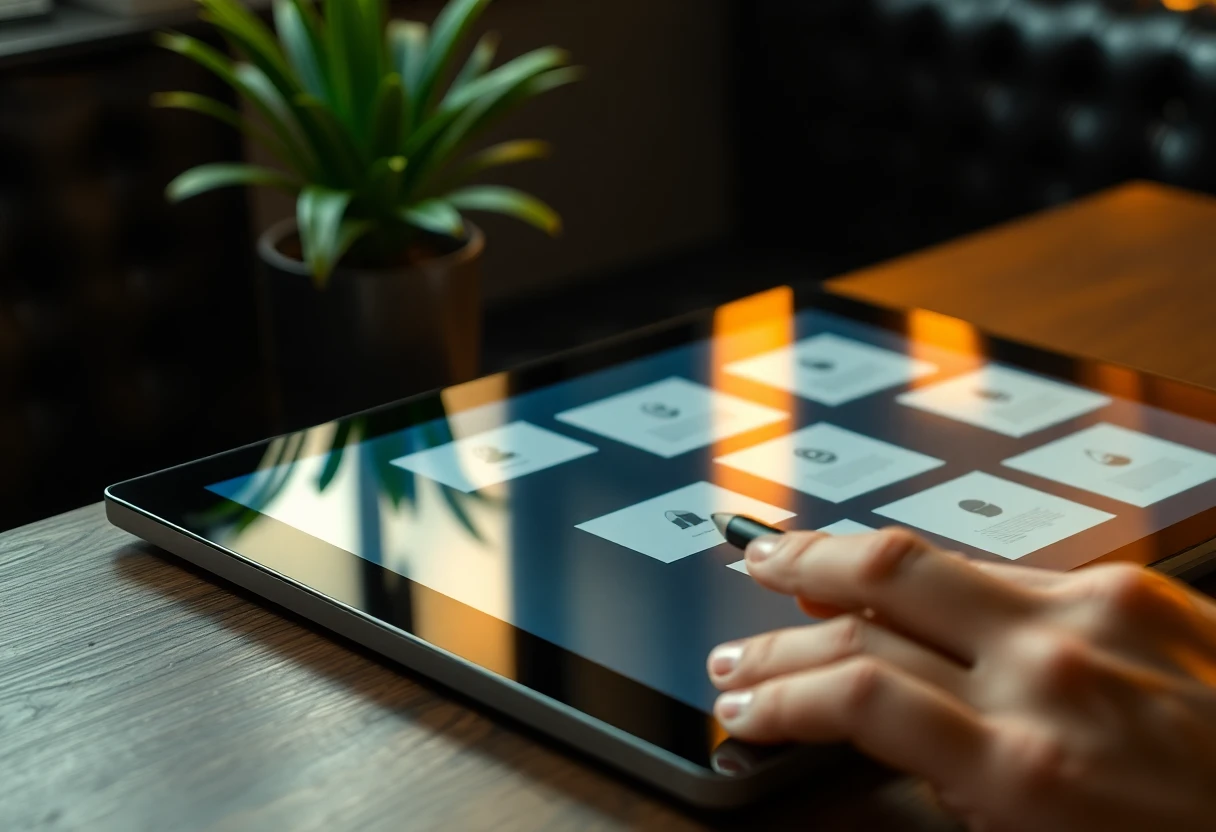 Professional showcase