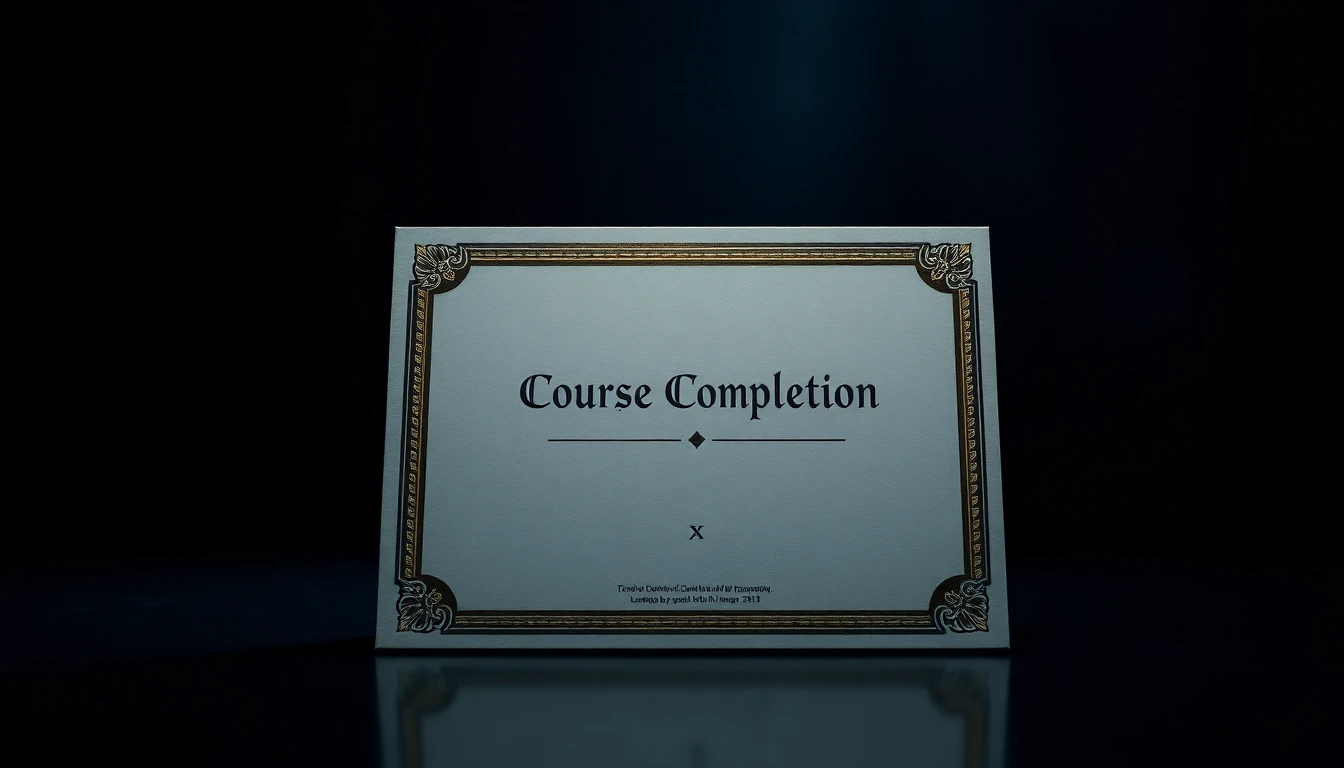 Course Completion Certificate Design (2027): Editable Templates