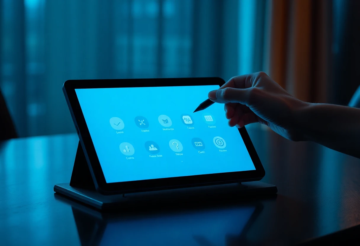 Professional showcase