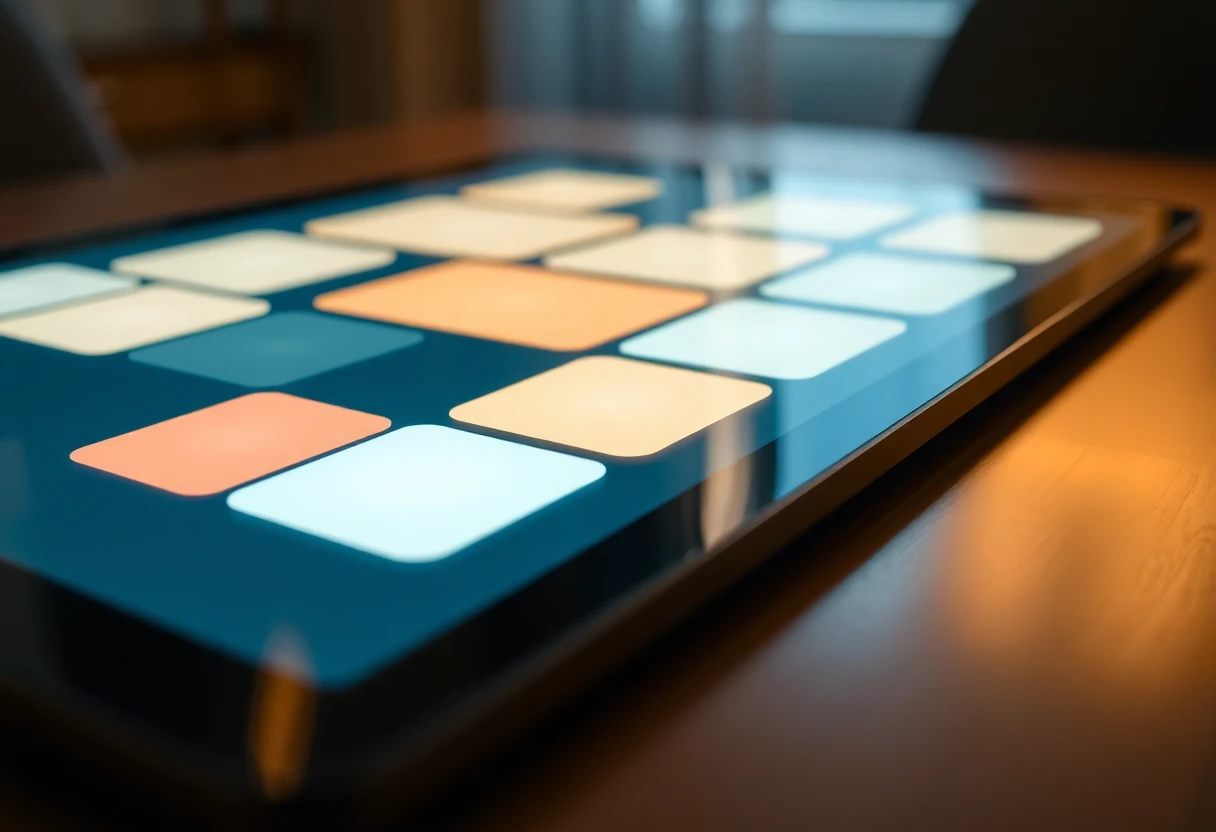 Professional showcase