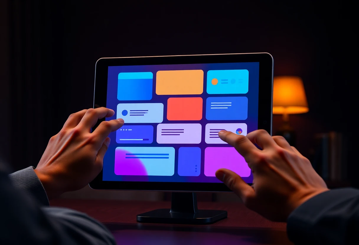 Professional showcase